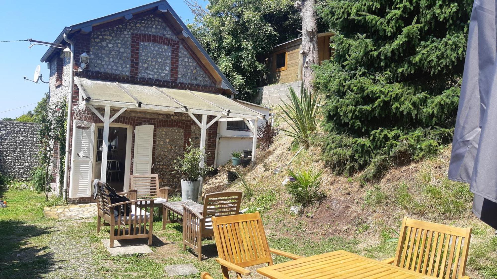 Chez Jeannine, Maison A Étretat Exteriör bild